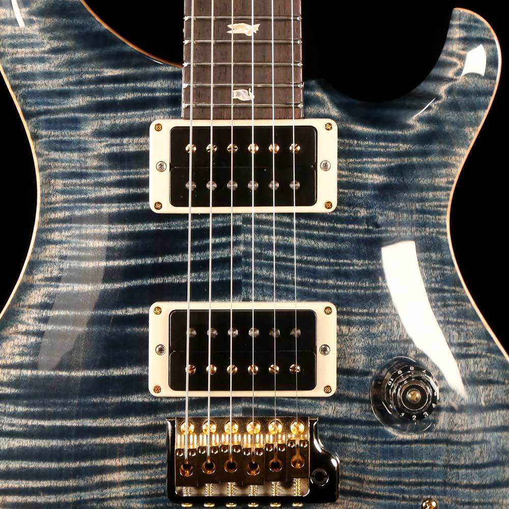 PRS Custom 24 10-Top Faded Whale Blue — 6