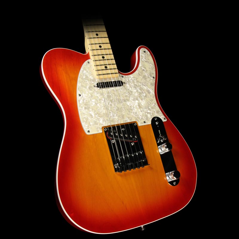 Used 2015 Fender American Deluxe Telecaster Electric Guitar Cherry