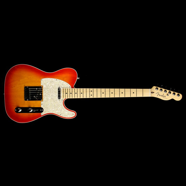 Used 2015 Fender American Deluxe Telecaster Electric Guitar Cherry Burst
