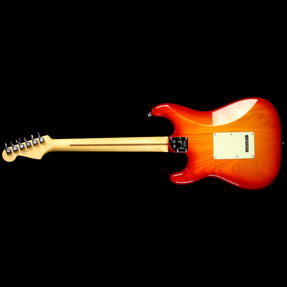 Used 2015 Fender American Deluxe Stratocaster Electric Guitar Cherry Burst — 3