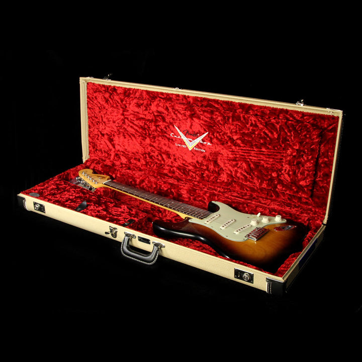 Used 2007 Fender Custom Shop 20th Anniversary Masterbuilt Greg Fessler Stratocaster Electric Guitar 2-Tone Sunburst