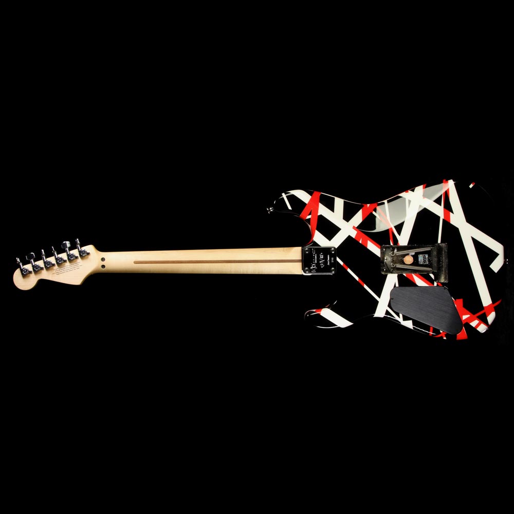 Used 2007 Charvel EVH Owned and Signed Art Series Electric Guitar Red, Black & White — 3