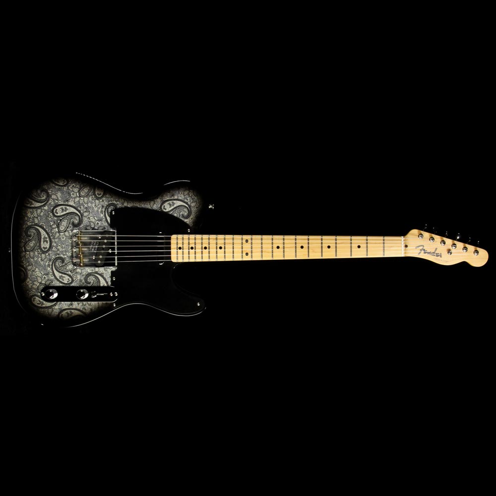 Used 2015 Fender Custom Shop Masterbuilt Jason Smith Telecaster Electric Guitar Metal Foil Paisley — 2