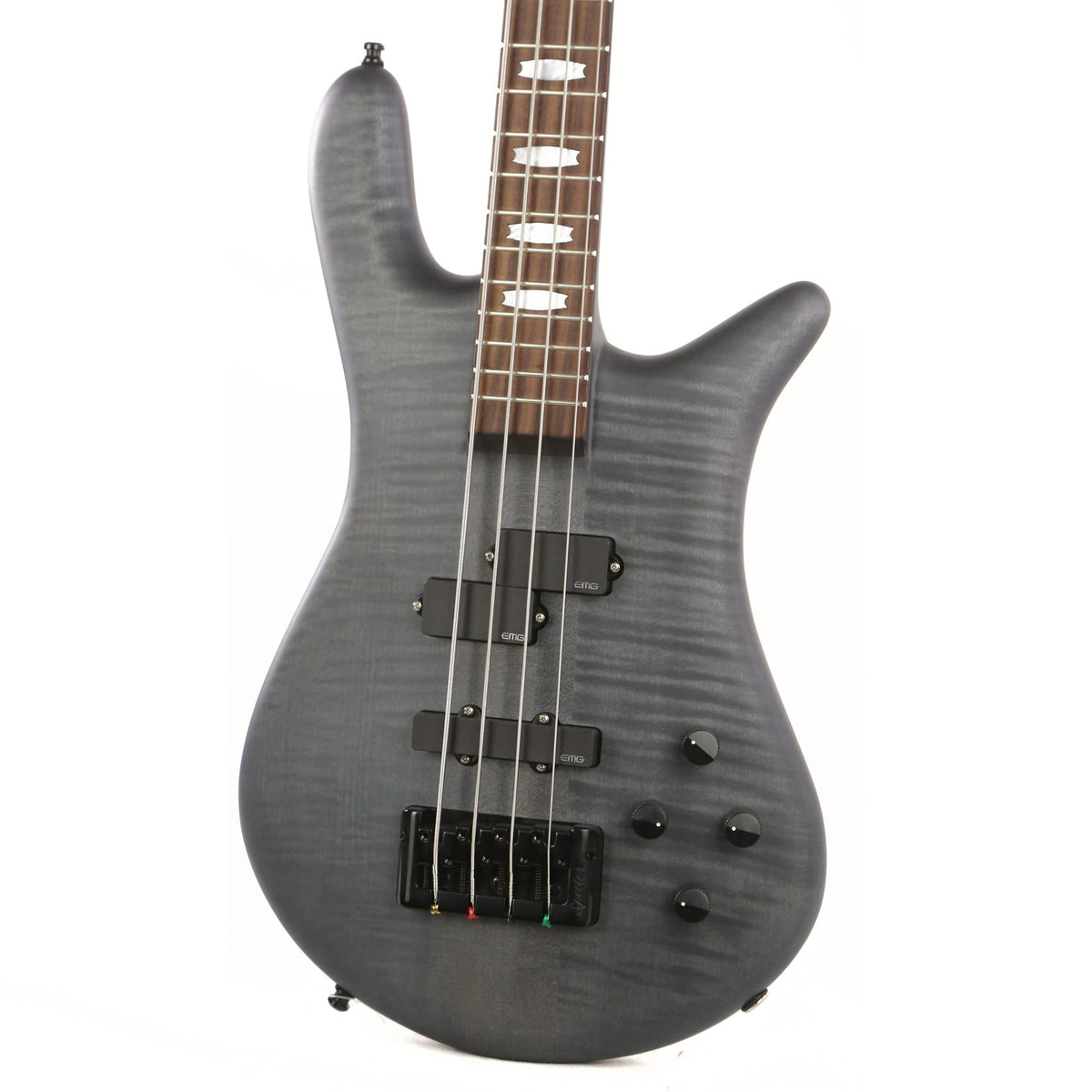 Spector Euro4 LX Electric Bass Guitar Trans Black Stain Matte — 7
