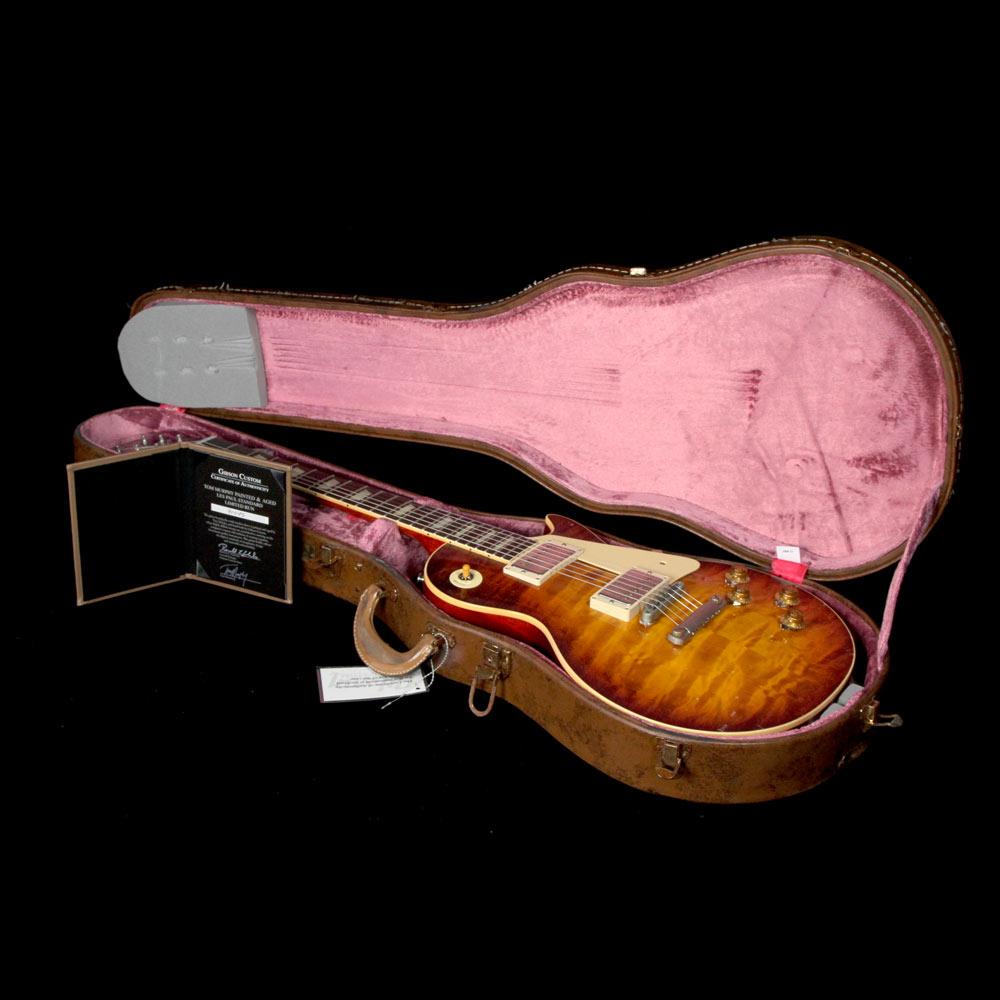 Gibson Custom Shop Les Paul Standard Figured Top Tom Murphy Painted & Aged Electric Guitar Murphy Burst — 9