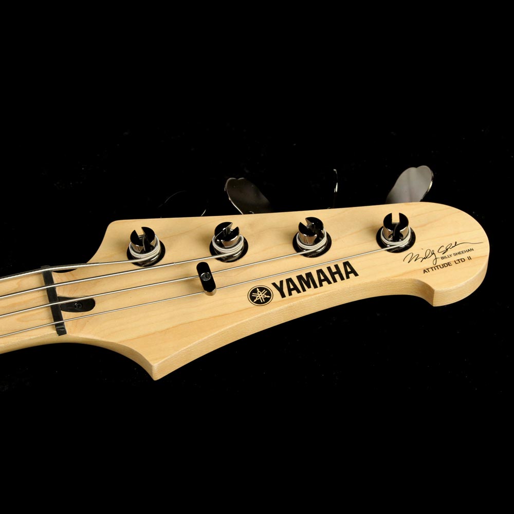 Used Yamaha Attitude II Billy Sheehan Signature Electric Bass Guitar Lava Red — 4