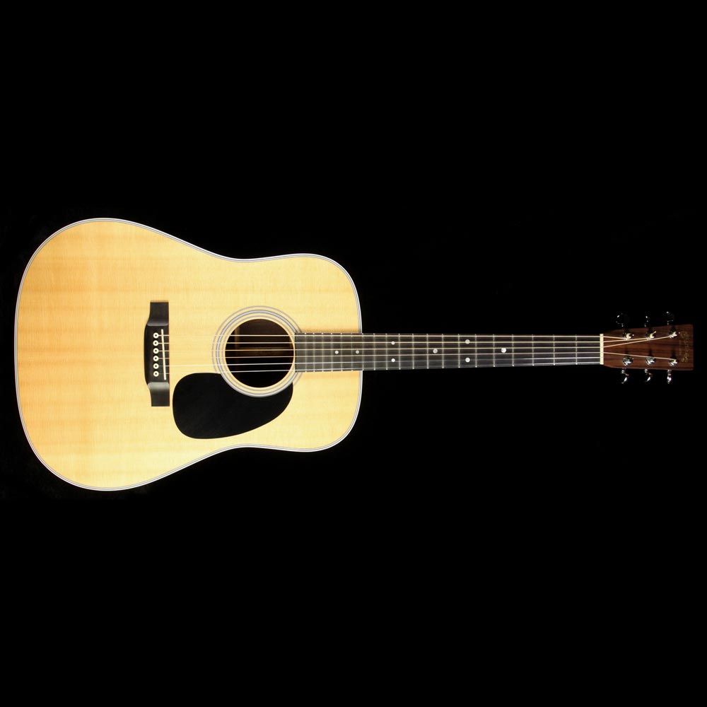 Used Martin D-28P Dreadnought Acoustic Guitar Natural — 2