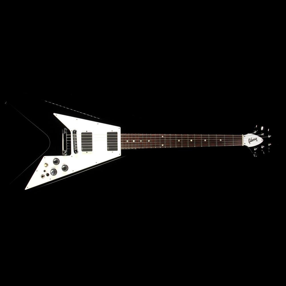 Used Gibson Flying V Faded Electric Guitar RS Guitarworks Refinished Ebony — 2