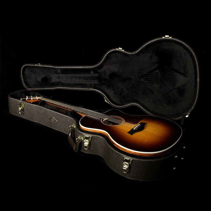 Used Taylor 214ce Deluxe Grand Auditorium Acoustic Guitar Sunburst