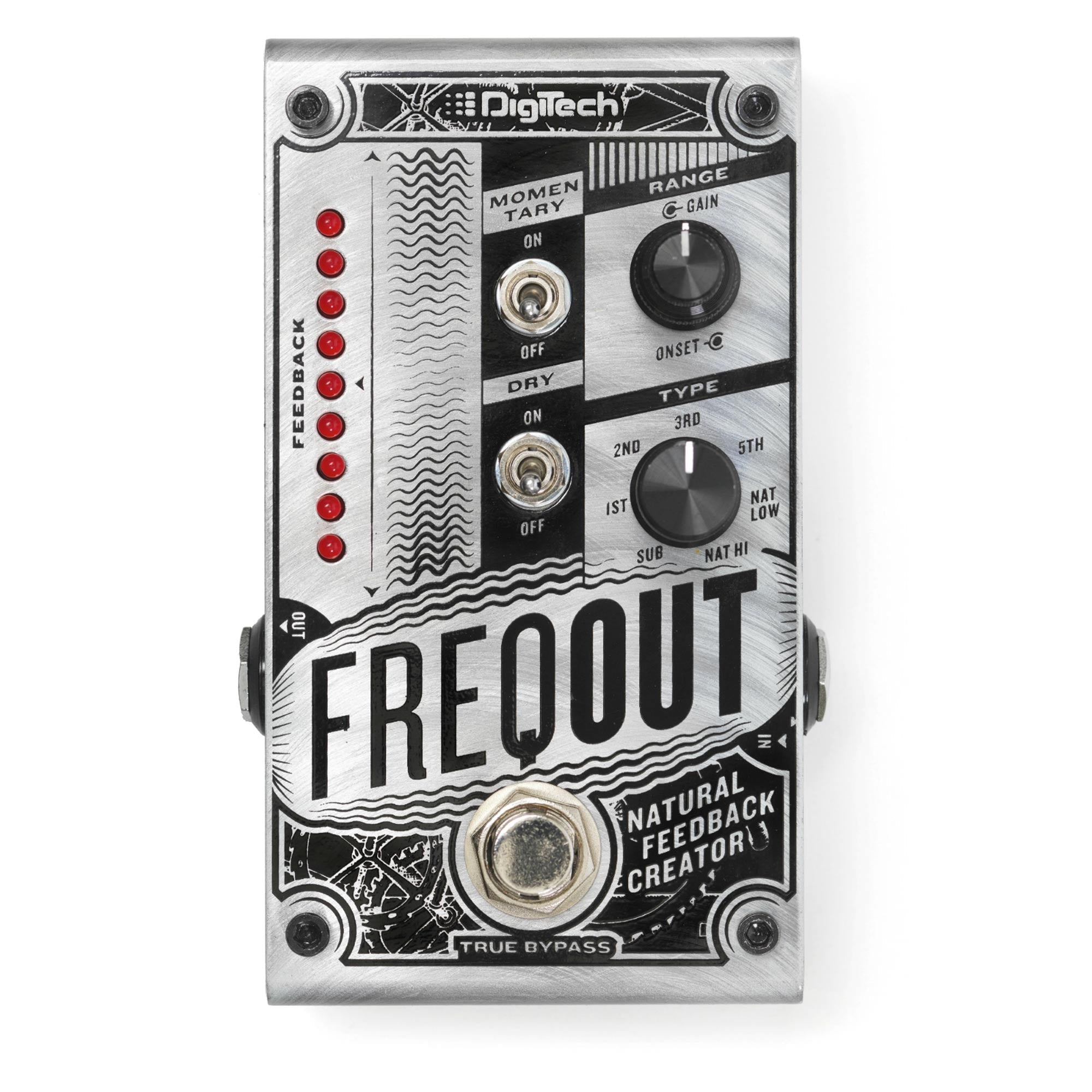 DigiTech FreqOut デジテック ギター ベース エフェクター DigiTech FreqOut Natural Feedback Creator Effect Pedal | The Music Zoo