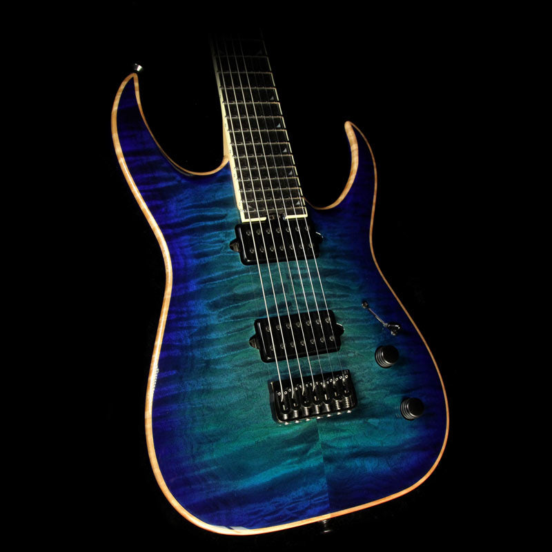 Used 2015 Jackson Misha Mansoor Signature Juggernaut HT7 Quilt Top Electric Guitar Laguna Burst — 1