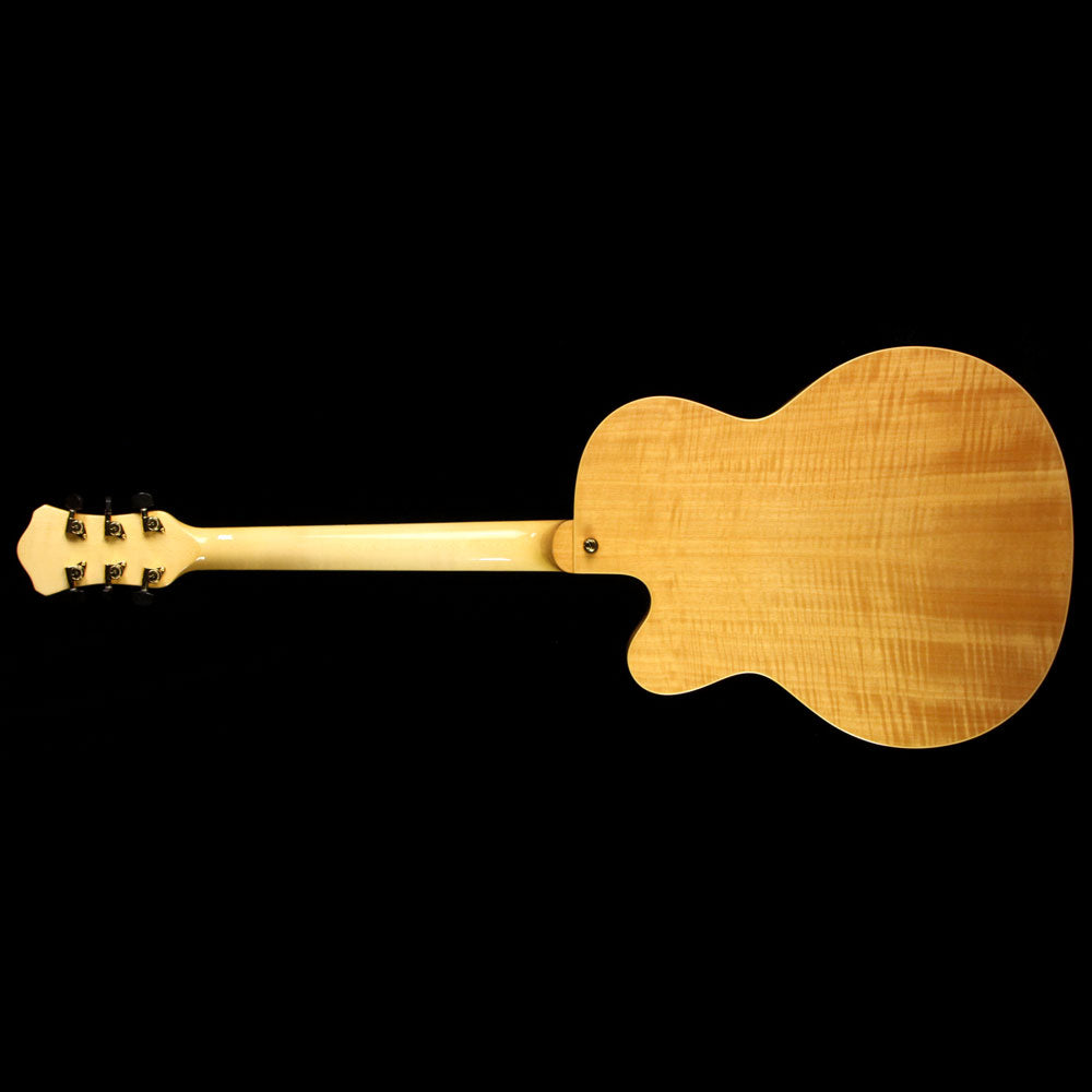 Used Hofner Jazzica Custom Archtop Electric Guitar Natural — 3