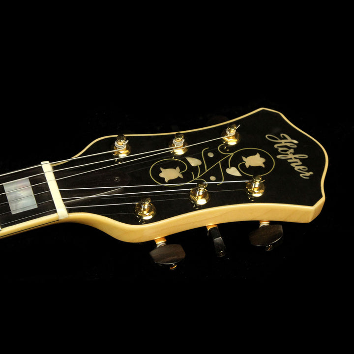 Used Hofner Jazzica Custom Archtop Electric Guitar Natural