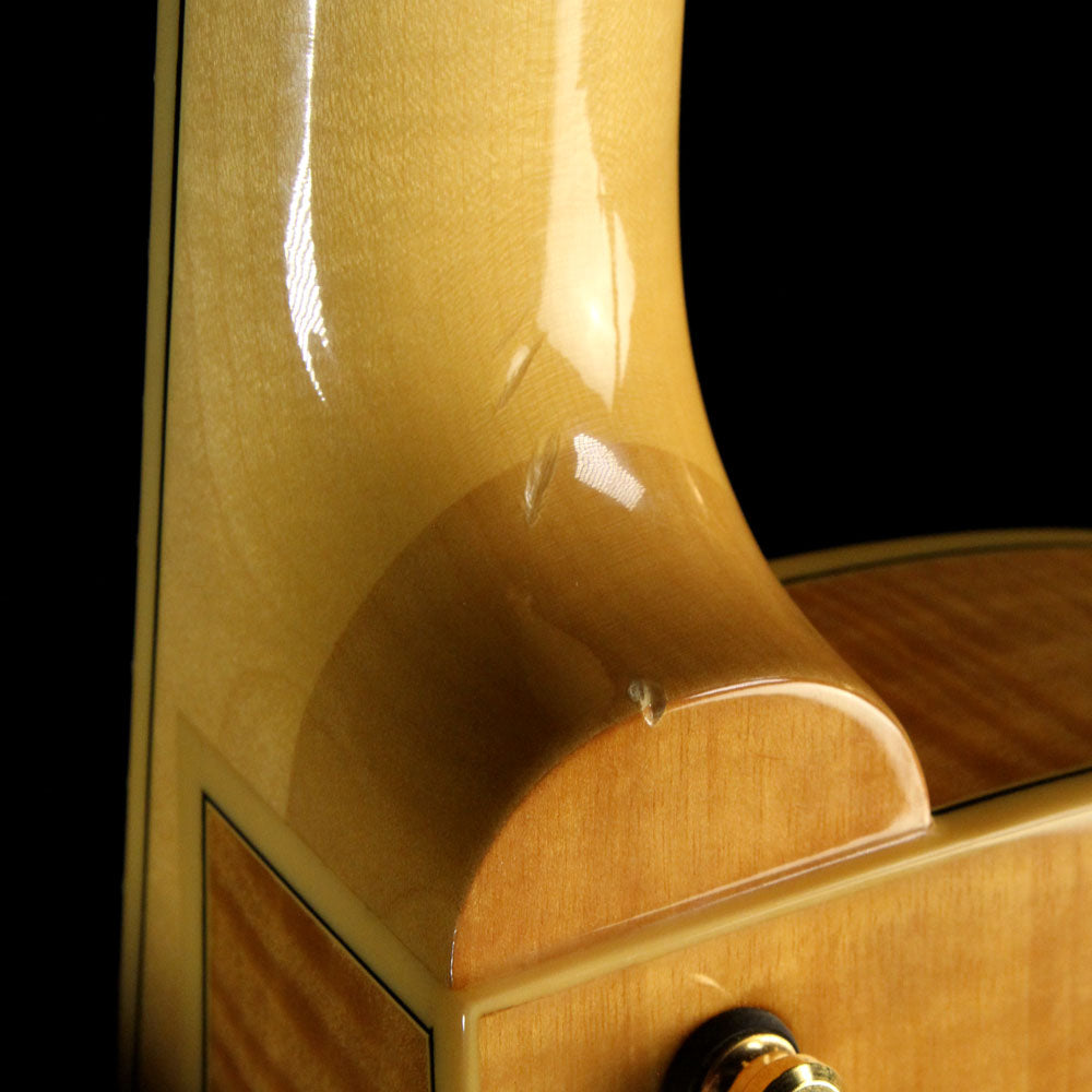Used Hofner Jazzica Custom Archtop Electric Guitar Natural — 5