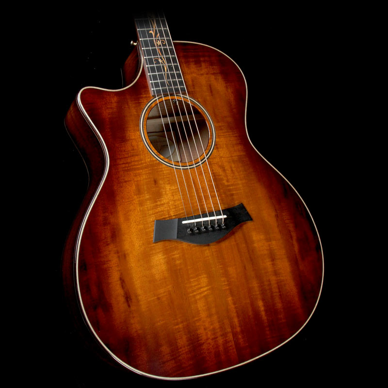 Used Taylor K24ce Koa Grand Auditorium Left-Handed Acoustic Guitar Shaded Edgeburst — 1