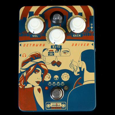 Orange Getaway Drive Overdrive Effects Pedal