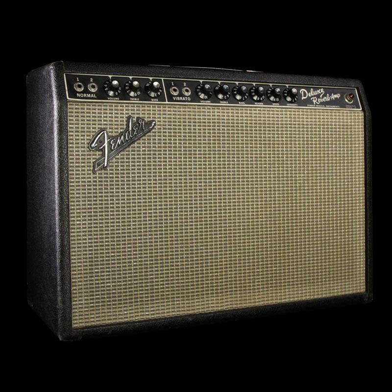 Used 1967 Fender Deluxe Reverb Combo Guitar Amplifier — 1