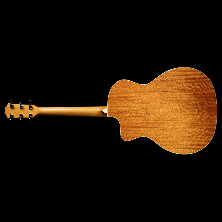 Taylor 214ce-FS DLX Grand Auditorium Acoustic Guitar Natural Figured Sapele