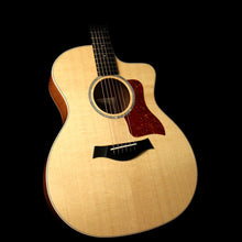 Taylor 214ce-FS DLX Grand Auditorium Acoustic Guitar Natural Figured Sapele