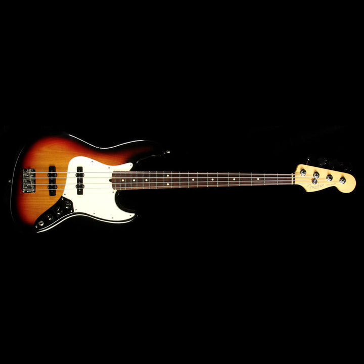 Used 2003 Fender American Standard Jazz Bass Electric Bass Guitar 2-Tone Sunburst