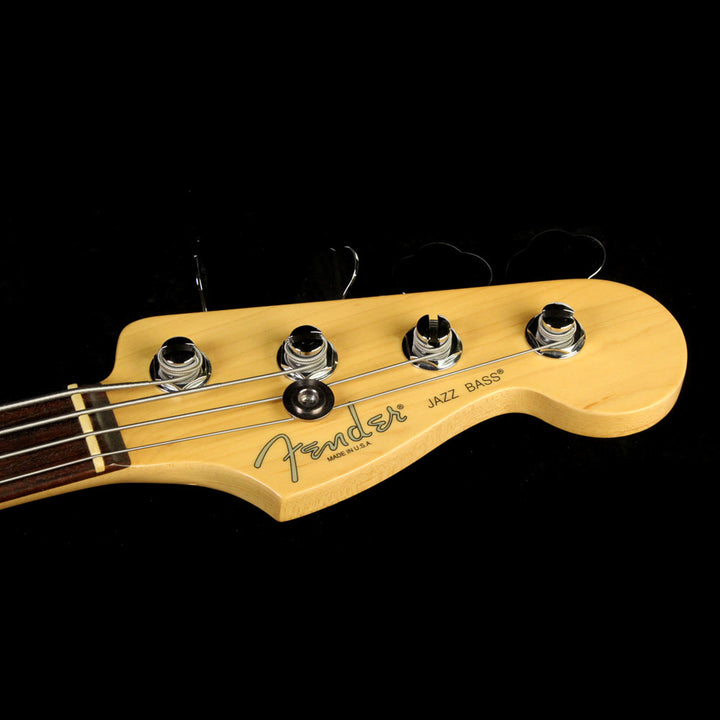 Used 2003 Fender American Standard Jazz Bass Electric Bass Guitar 2-Tone Sunburst