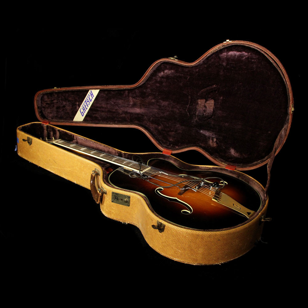 Used 1955 Gretsch 6030 Constellation Archtop Electric Guitar Sunburst — 7