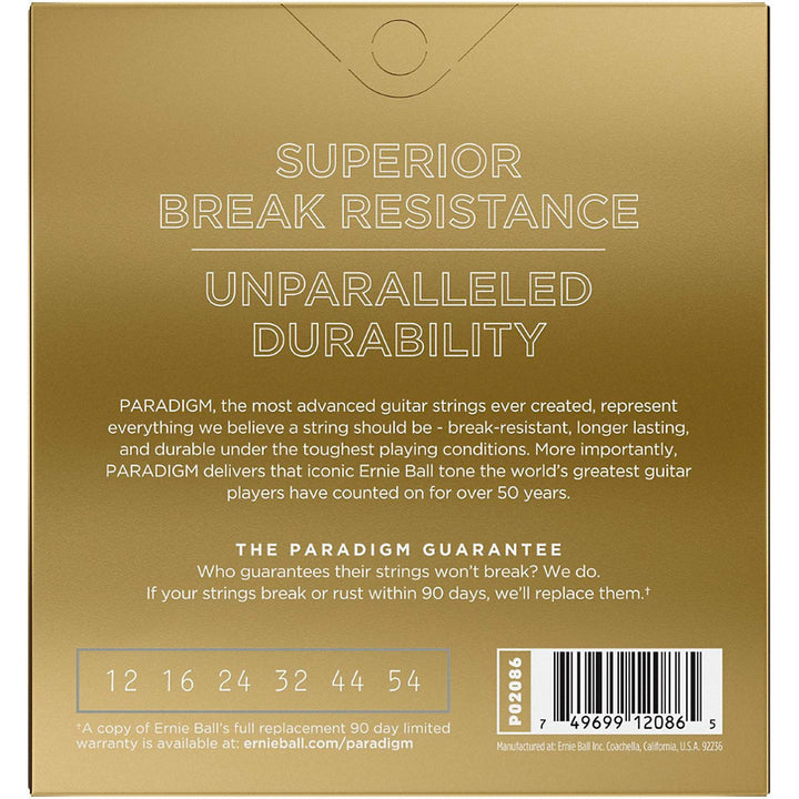 Ernie Ball Paradigm 80/20 Bronze Medium Light Acoustic Guitar Strings 12-54