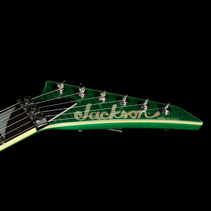 Used 2007 Jackson USA Select Series Kelly Electric Guitar Trans Green
