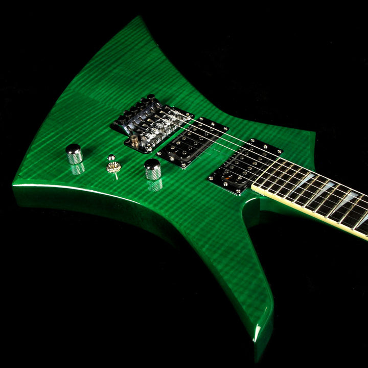 Used 2007 Jackson USA Select Series Kelly Electric Guitar Trans Green