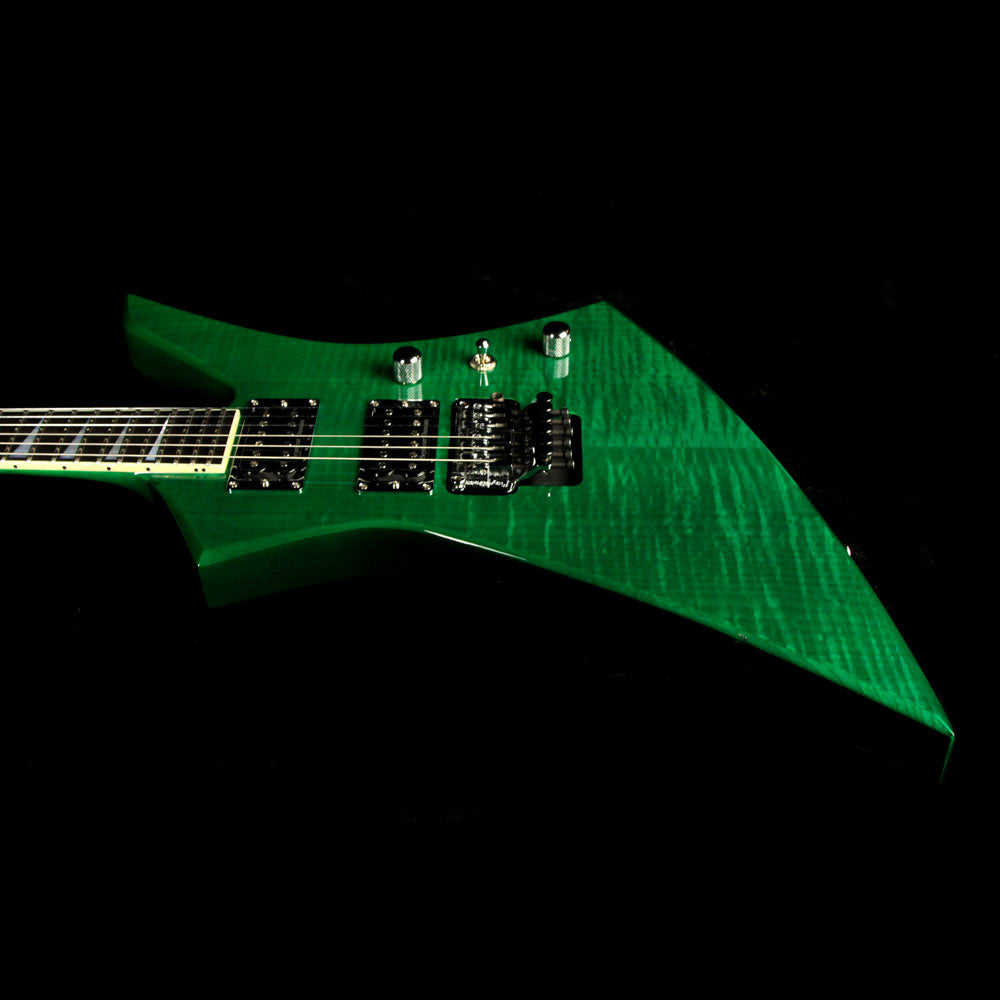 Used 2007 Jackson USA Select Series Kelly Electric Guitar Trans Green — 6