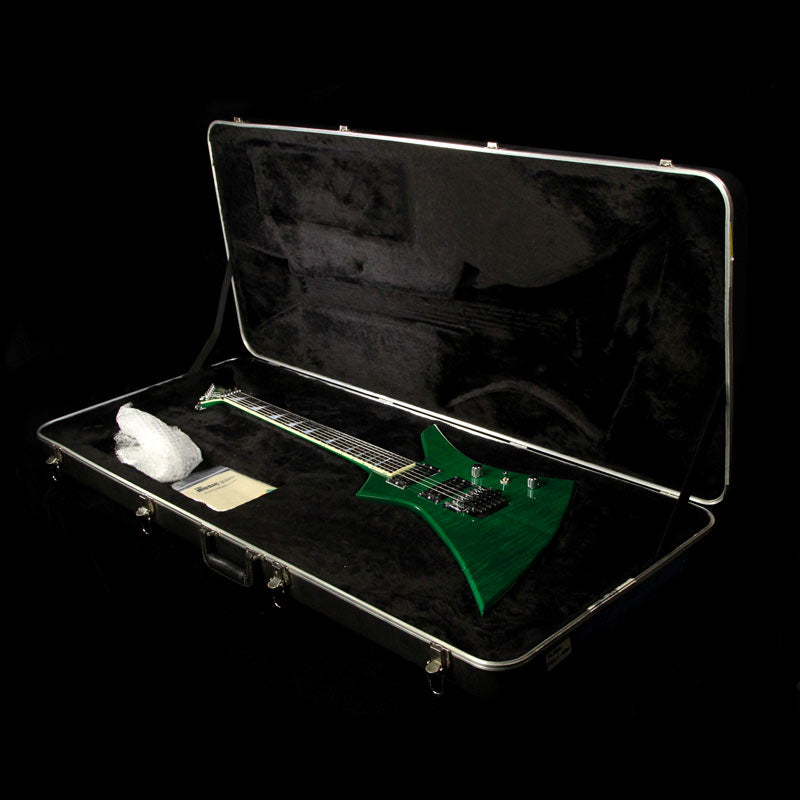 Used 2007 Jackson USA Select Series Kelly Electric Guitar Trans Green — 8