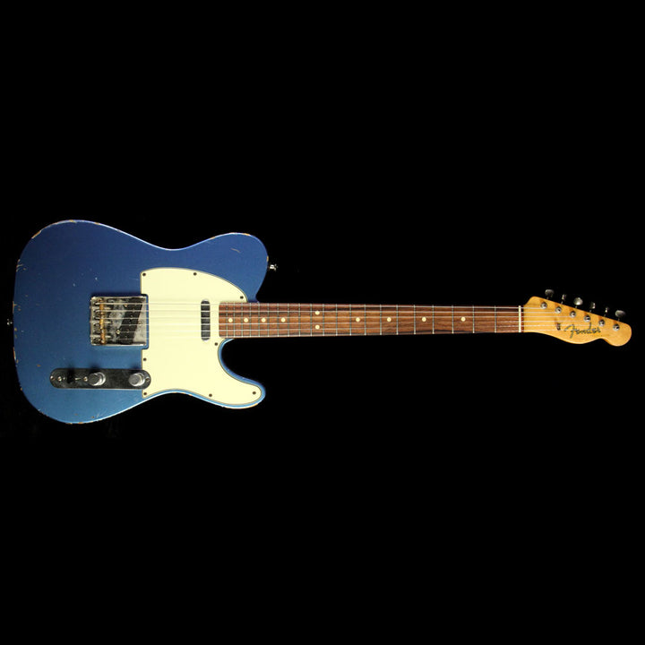 Used 2001 Fender Custom Shop Time Machine 1963 Telecaster Relic Electric Guitar Lake Placid Blue