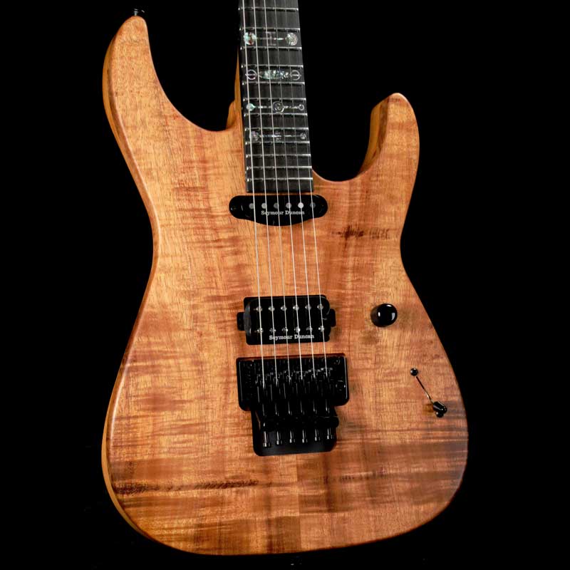 Jackson Custom Shop Dinky HS FR Koa Natural Oil | The Music Zoo