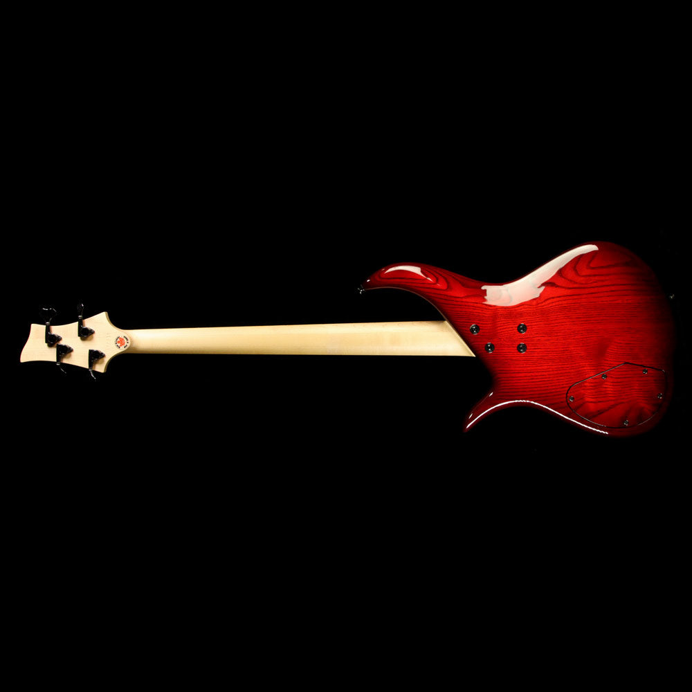 Used F-Bass BN4 4-String Electric Bass Transparent Red — 3