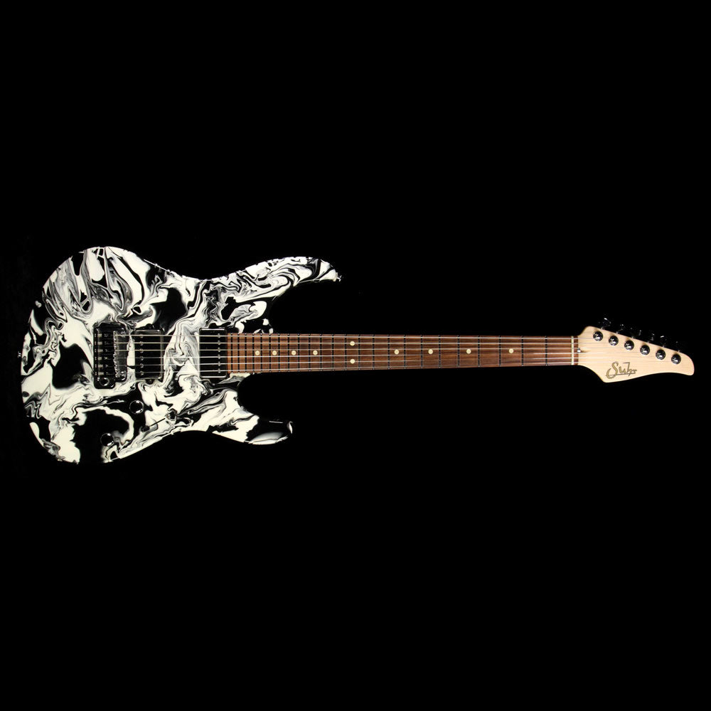 Used 2013 Suhr Modern Custom Black Drip Electric Guitar — 2