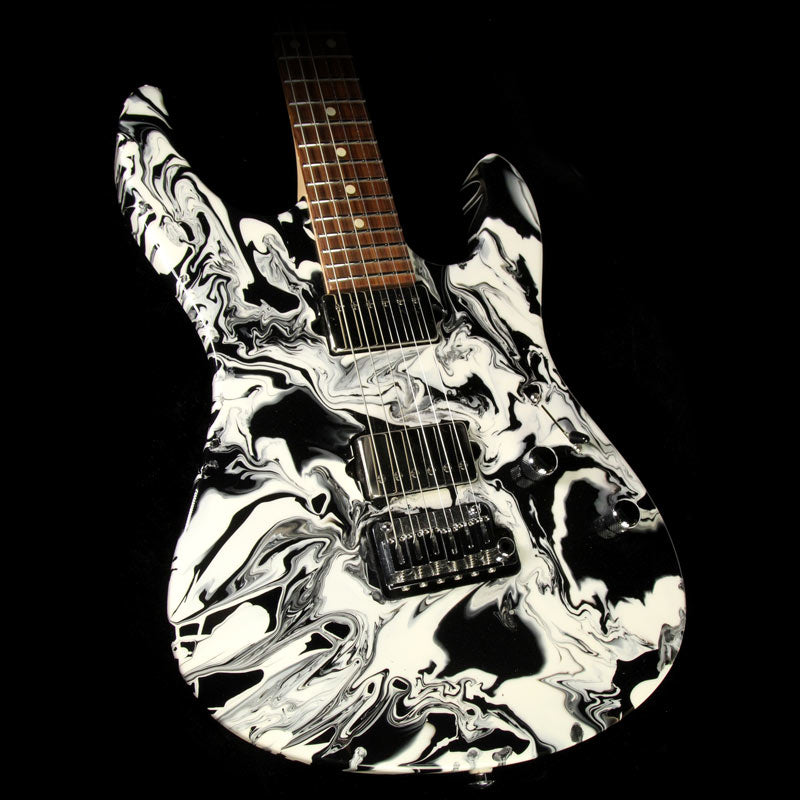 Used 2013 Suhr Modern Custom Black Drip Electric Guitar — 1
