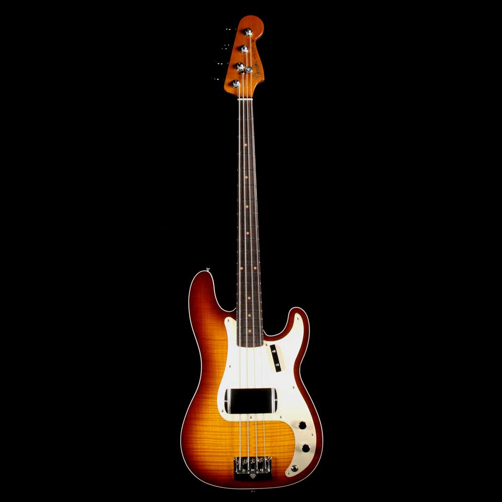 Fender Custom Shop Artisan Postmodern Bass Flame Maple Sunburst — 2