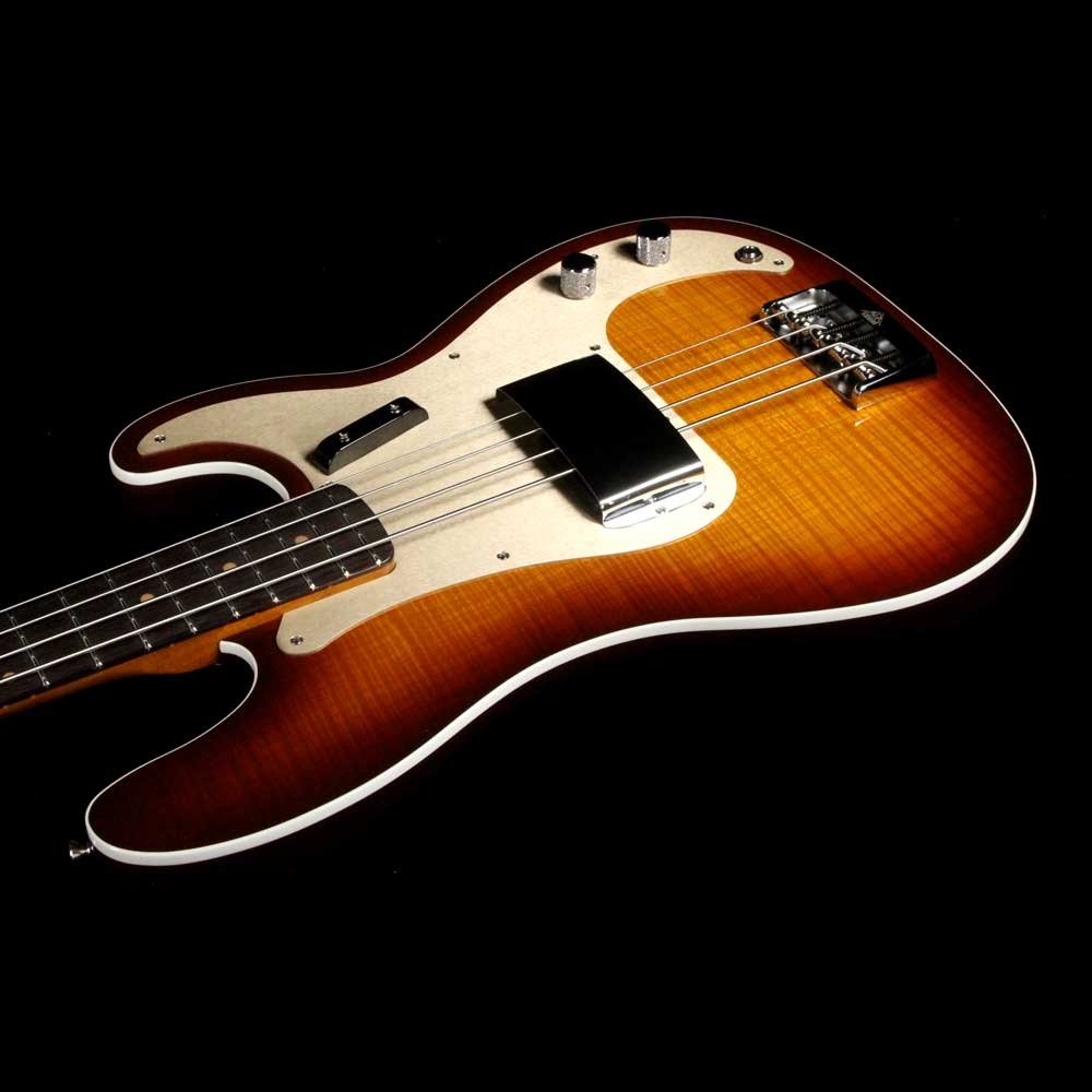 Fender Custom Shop Artisan Postmodern Bass Flame Maple Sunburst — 7