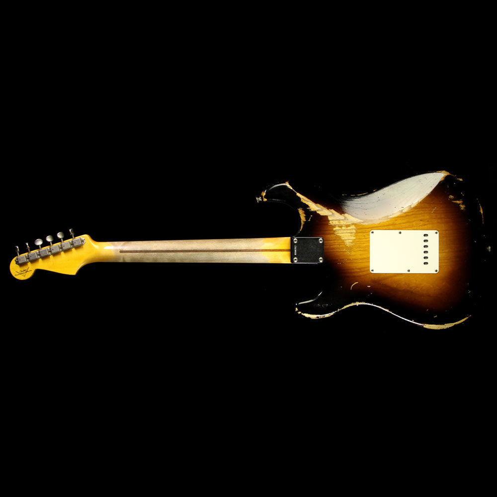 Used 2015 Fender Custom Shop Heavy Relic 1956 Stratocaster Electric Guitar Two-Tone Sunburst — 3