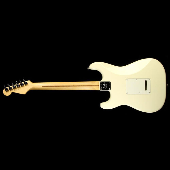 Used 2016 Fender American Standard Channel Bound Stratocaster Electric Guitar Olympic White