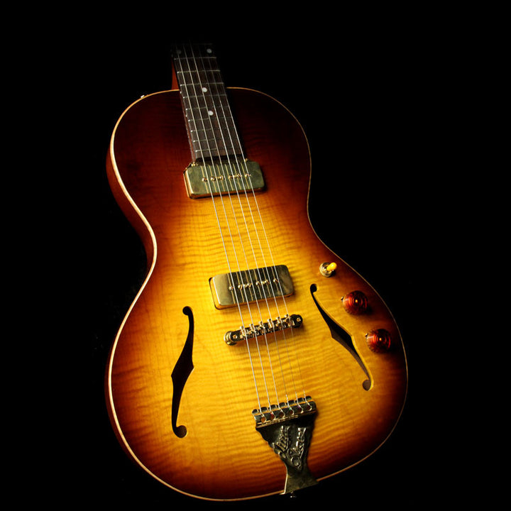 Used 2016 B&G Guitars Little Sister Crossroads Electric Guitar Tobacco Burst