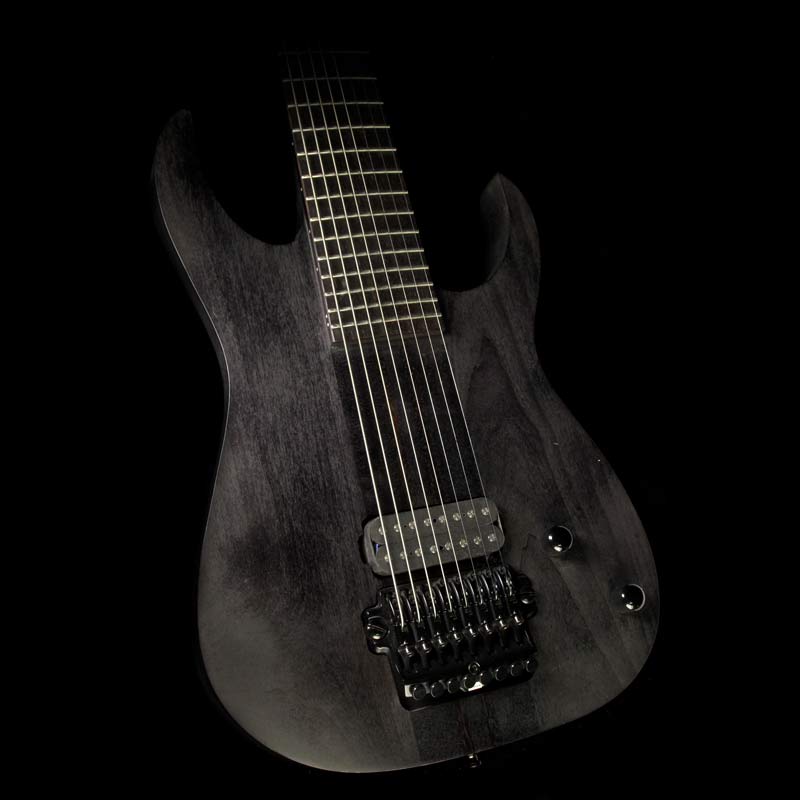 Used Ibanez M8M Meshuggah Signature 8-String Electric Guitar Charcoal Stain — 1