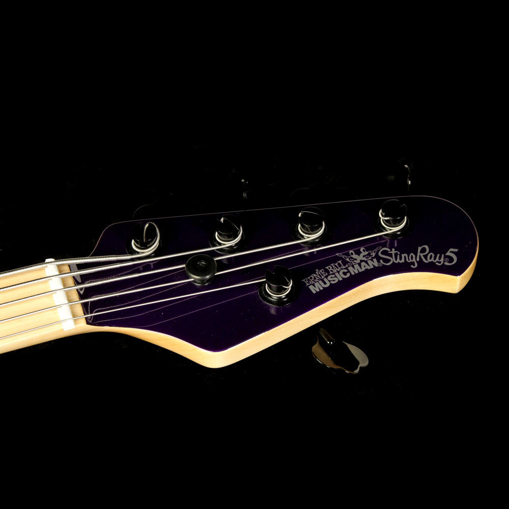 Ernie Ball Music Man Stingray 5-String Electric Bass Guitar Firemist Purple — 4