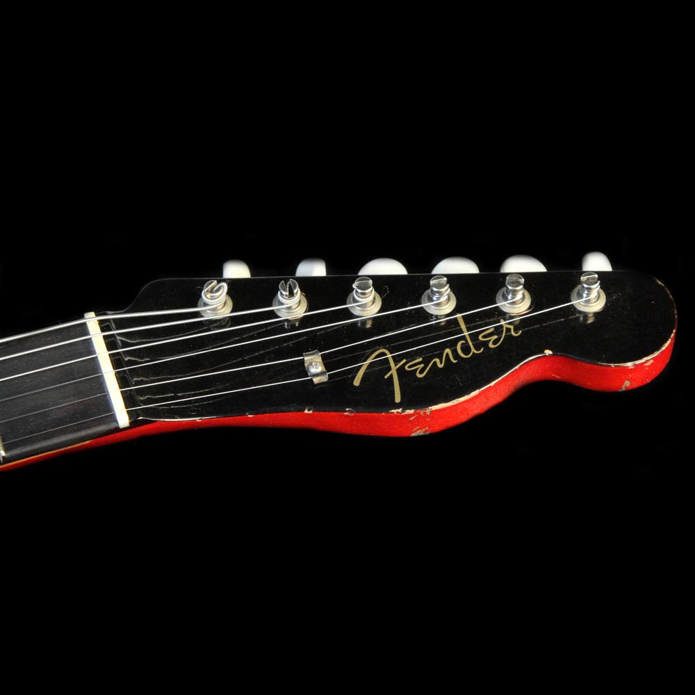 Fender Custom Shop Masterbuilt John Cruz Telecaster Custom Electric Guitar Honey Burst and Aged Cherry — 4