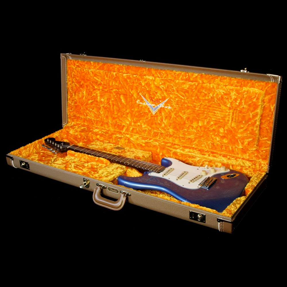 Fender Custom Shop Masterbuilt Yuriy Shishkov 1959 Stratocaster Brazilian Rosewood Neck Electric Guitar Lake Placid Blue — 5