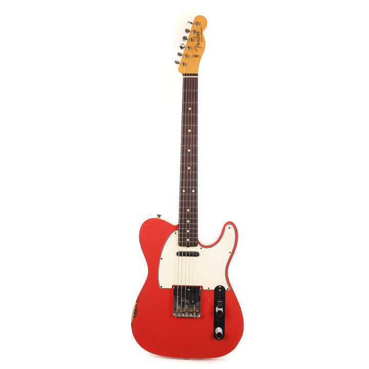 Fender Custom Shop 1962 Telecaster Custom Relic Fiesta Red over 3-Tone Sunburst Masterbuilt Paul Waller