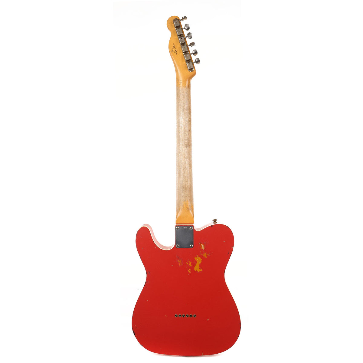 Fender Custom Shop 1962 Telecaster Custom Relic Fiesta Red over 3-Tone Sunburst Masterbuilt Paul Waller — 3