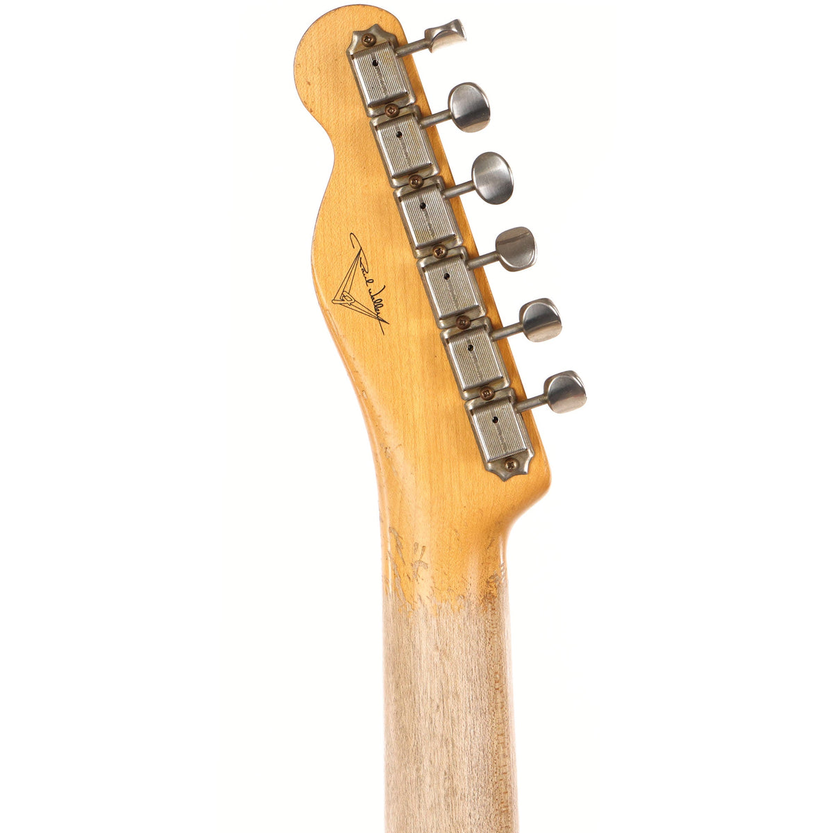 Fender Custom Shop 1962 Telecaster Custom Relic Fiesta Red over 3-Tone Sunburst Masterbuilt Paul Waller — 5