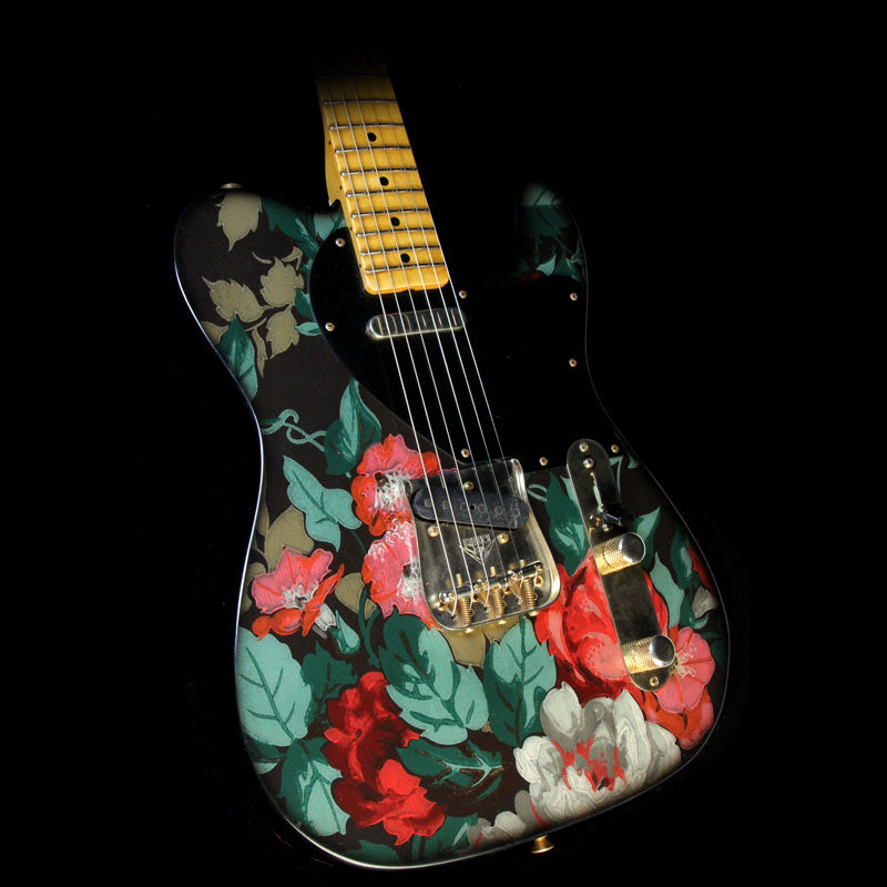 Fender Custom Shop Masterbuilt Yuriy Shishkov Retro Decor Telecaster Electric Guitar Flowers — 1