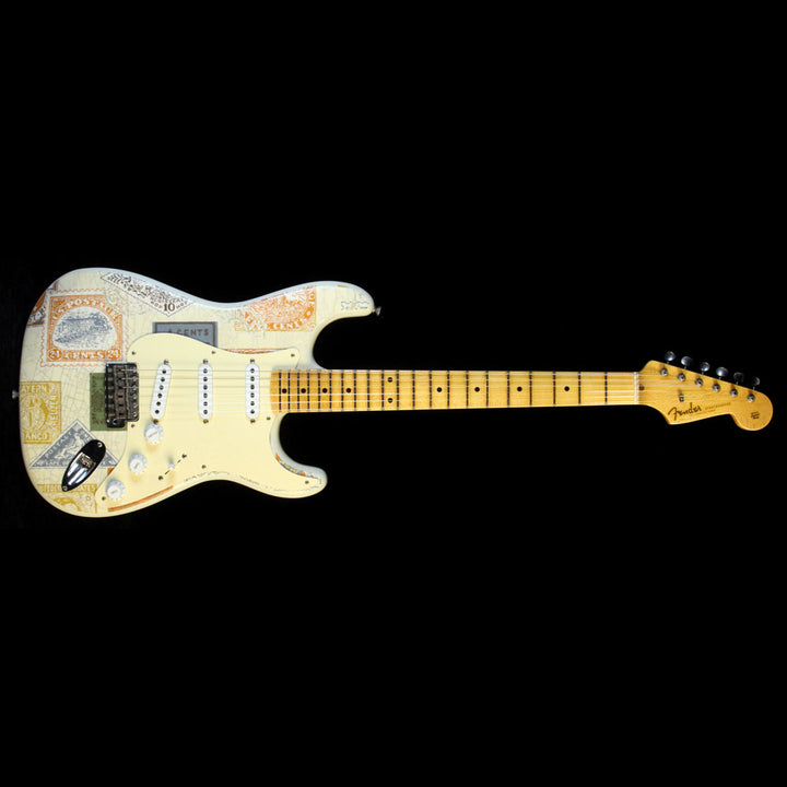 Fender Custom Shop Masterbuilt Yuriy Shishkov Retro Decor Stratocaster Electric Guitar Stamps